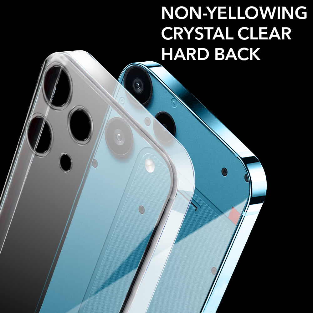 For Nothing Phone 3A Lite Back Cover Case Lifetime Anti-Yellow Clear (Sleek Hard Crystal | Shockproof and Camera Protection)