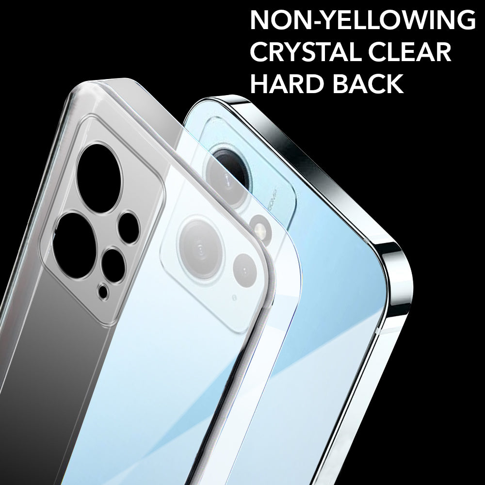 For Xiaomi Redmi Note 12 4G Back Cover Case (Hard Anti Yellow Clear Case | Drop & Camera Protection | Shockproof Polycarbonate)