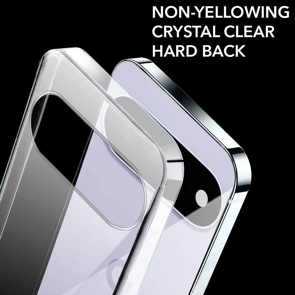 For Google Pixel 11 Back Cover Case Lifetime Anti-Yellow Clear (Sleek Hard Crystal | Shockproof and Camera Protection)
