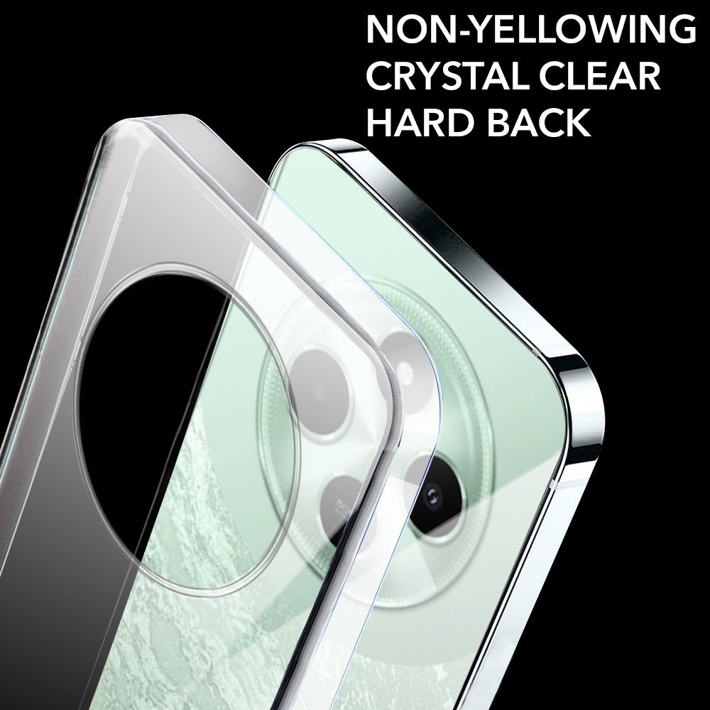 For Poco C75 | Poco M7  Back Cover Case (Hard Anti Yellow Clear Case | Sleek Hard Crystal Clear | Drop & Camera Protection | Shockproof Polycarbonate)