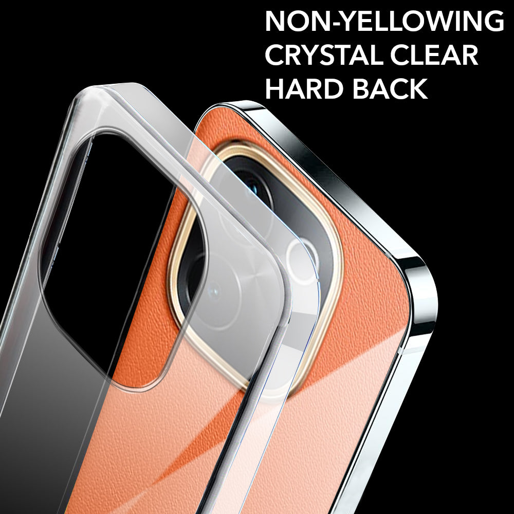For Vivo iQOO Z9s Pro Back Cover (Hard Anti Yellow Clear Case | Drop & Camera Protection | Shockproof Polycarbonate)