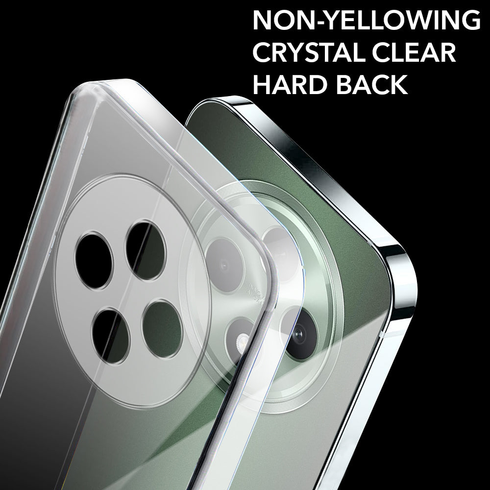 For Oppo F27 Back Cover (Hard Anti Yellow Clear Case | Drop & Camera Protection | Shockproof Polycarbonate)