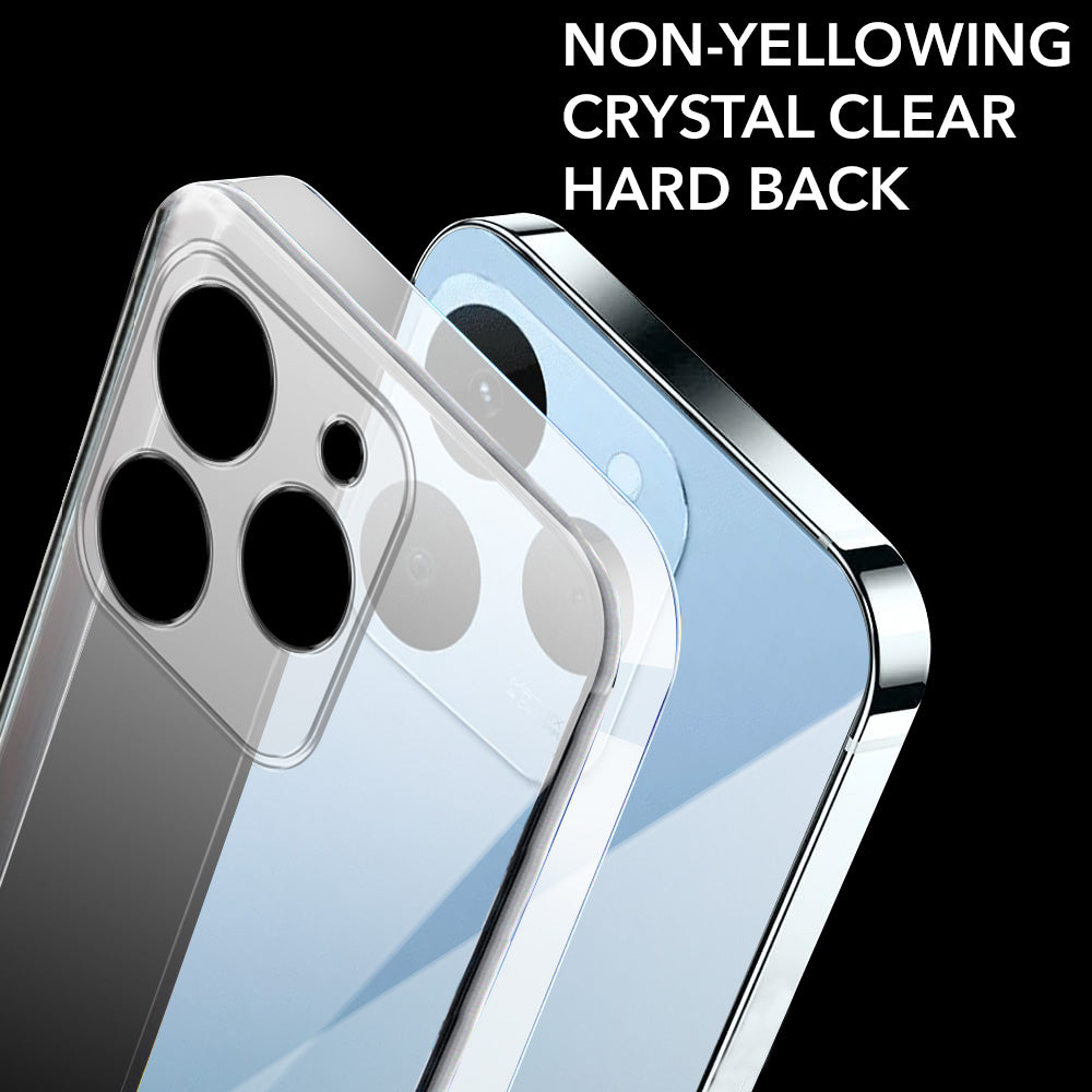 For Realme 15T | Realme Narzo 90 Lifetime Anti-Yellow Clear Back Cover Case (Sleek Hard Crystal | Shockproof and Camera Protection)
