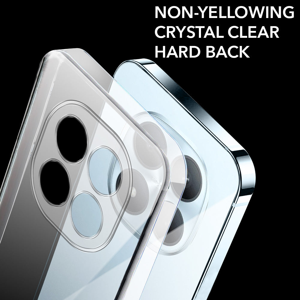 For Xiaomi Redmi Note 15 Pro Plus 5G Back Cover Case Lifetime Anti-Yellow Clear (Sleek Hard Crystal | Shockproof and Camera Protection)
