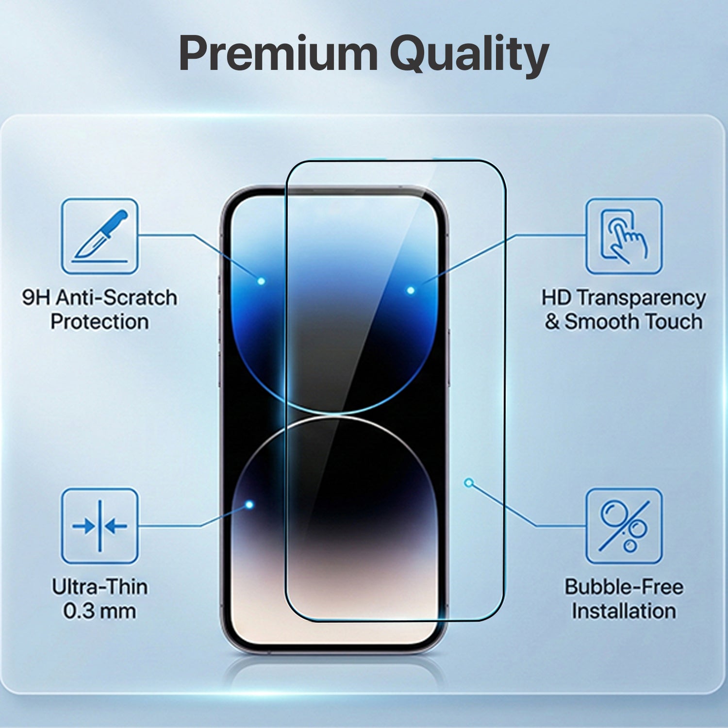 Complete Mobile Care Kit (Get Any 2 Cases+2 Tempered Glass+25W Charger Adapter+Metallic Mobile Stand+Cable Protector)