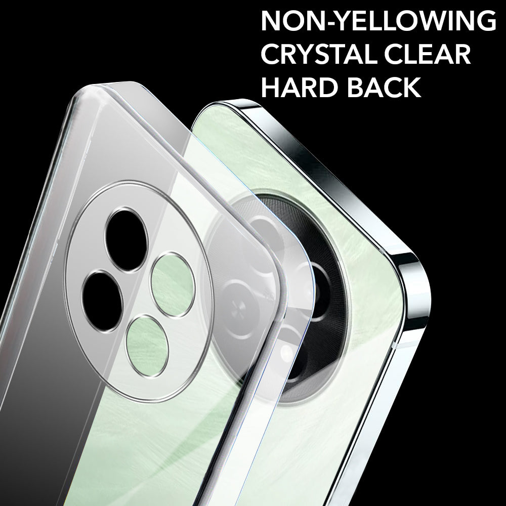 For Realme C65 5G Back Cover Case (Hard Anti Yellow Clear Case | Sleek Hard Crystal Clear | Drop & Camera Protection | Shockproof Polycarbonate)