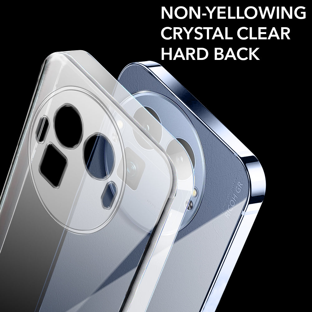 For Realme GT 8 Pro Back Cover Case Lifetime Anti-Yellow Clear (Sleek Hard Crystal | Shockproof and Camera Protection)
