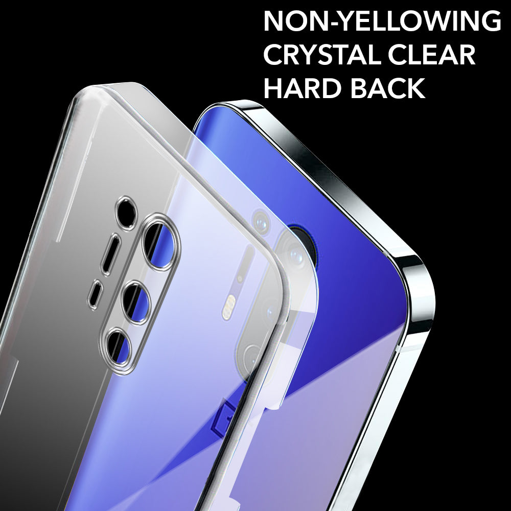 For OnePlus 8 Pro Back Cover Case (Hard Anti Yellow Clear Case