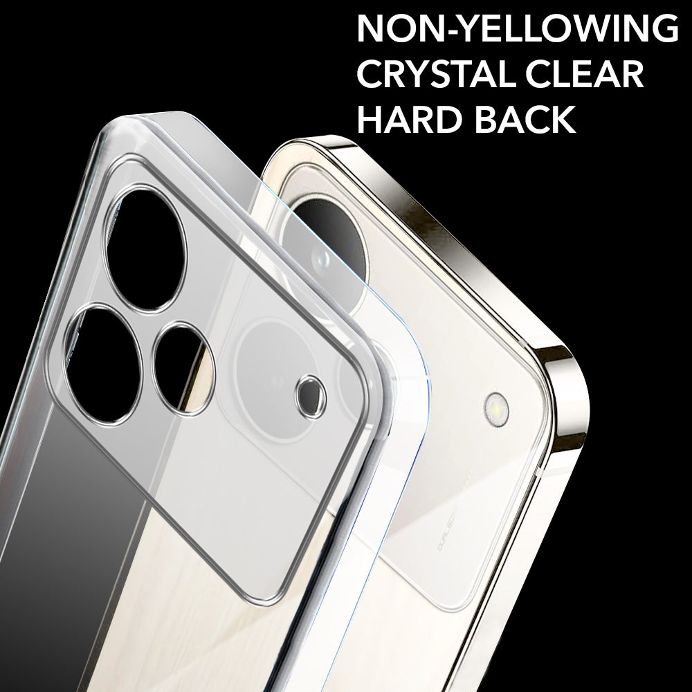 For Realme P4 Pro Back Cover Case Lifetime Anti-Yellow Clear (Sleek Hard Crystal | Shockproof and Camera Protection)