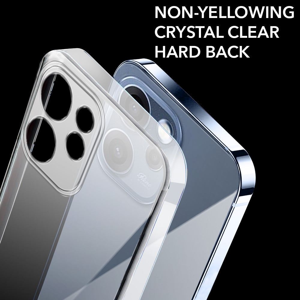 For Oppo Reno 15c Lifetime Anti-Yellow Clear Back Cover Case (Sleek Hard Crystal | Shockproof and Camera Protection)