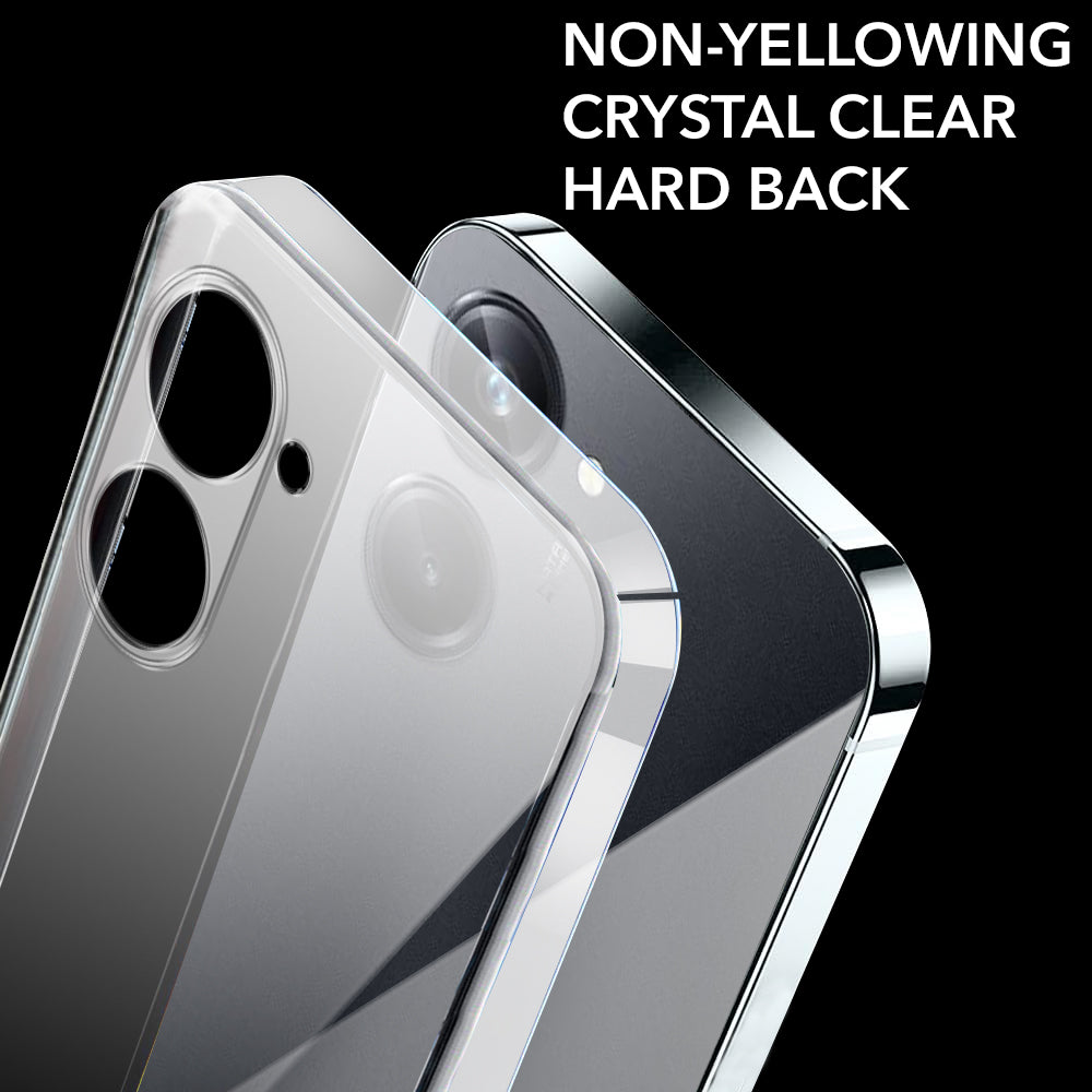 For Realme 10 Pro 5G Back Cover Case (Hard Anti Yellow Clear Case | Drop & Camera Protection | Shockproof Polycarbonate)