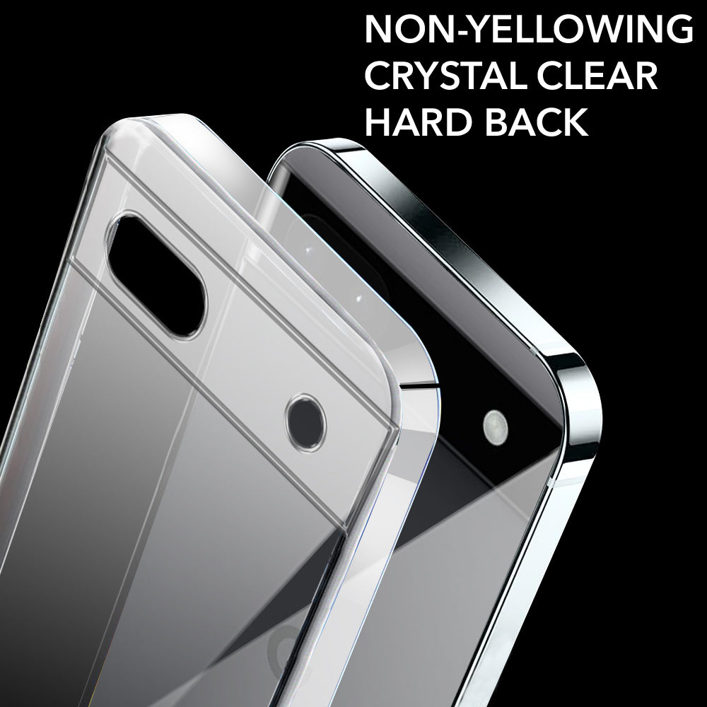 For Google Pixel 6 Pro Back Cover Case Lifetime Anti-Yellow Clear (Sleek Hard Crystal | Shockproof and Camera Protection