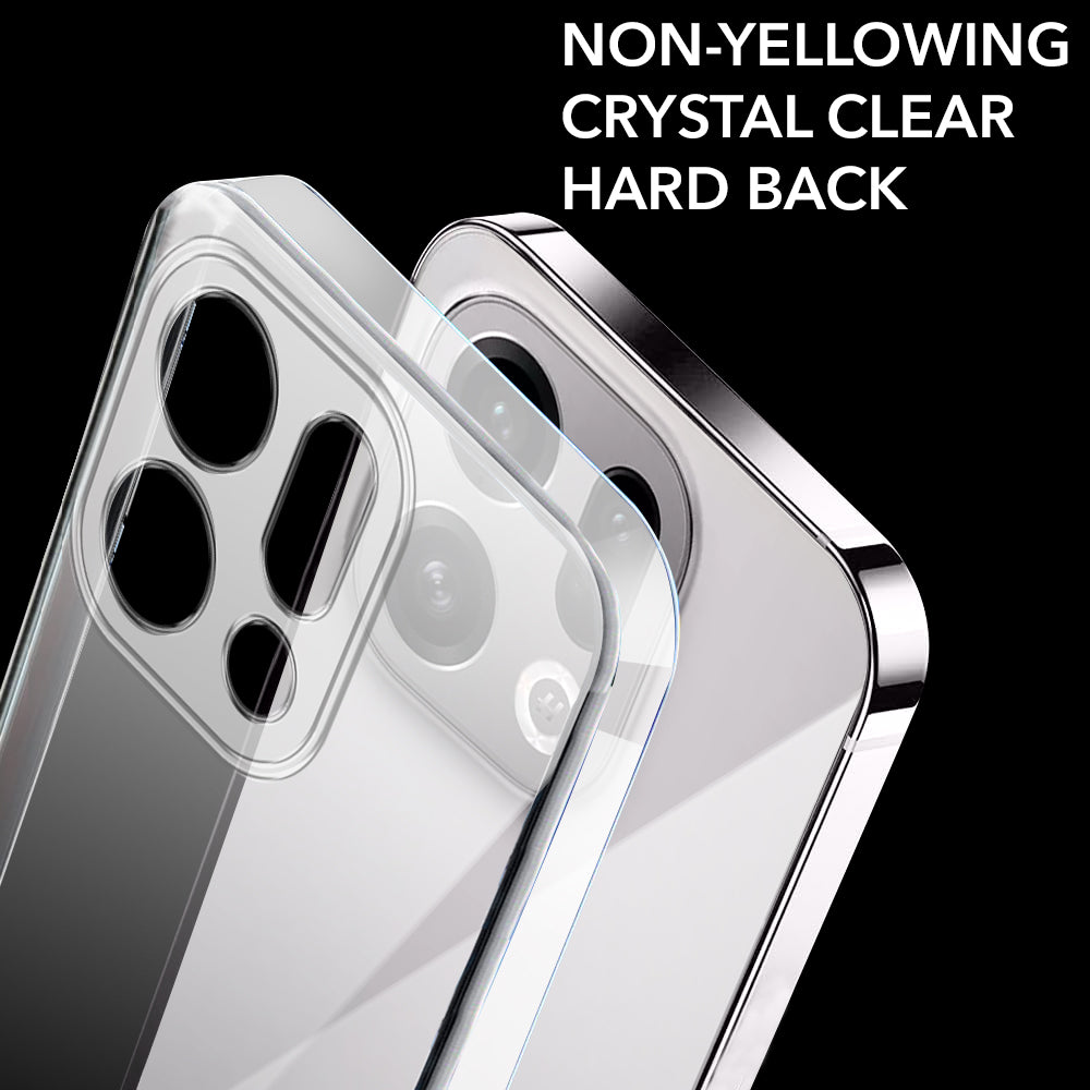 For Oppo Find X9 | Oppo Find X9s Back Cover Case Lifetime Anti-Yellow Clear (Sleek Hard Crystal | Shockproof and Camera Protection)