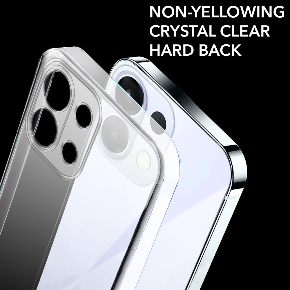 For Oppo K13 Back Cover Case (Hard Anti Yellow Clear Case | Sleek Hard Crystal Clear | Drop & Camera Protection | Shockproof Polycarbonate)