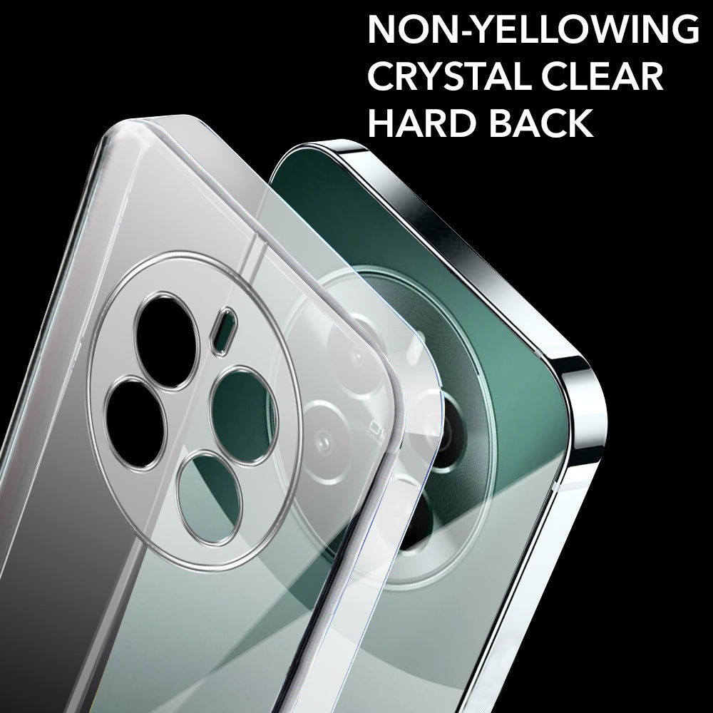 For Realme Narzo 70 5G Back Cover Case (Hard Anti Yellow Clear Case | Drop & Camera Protection | Shockproof Polycarbonate)
