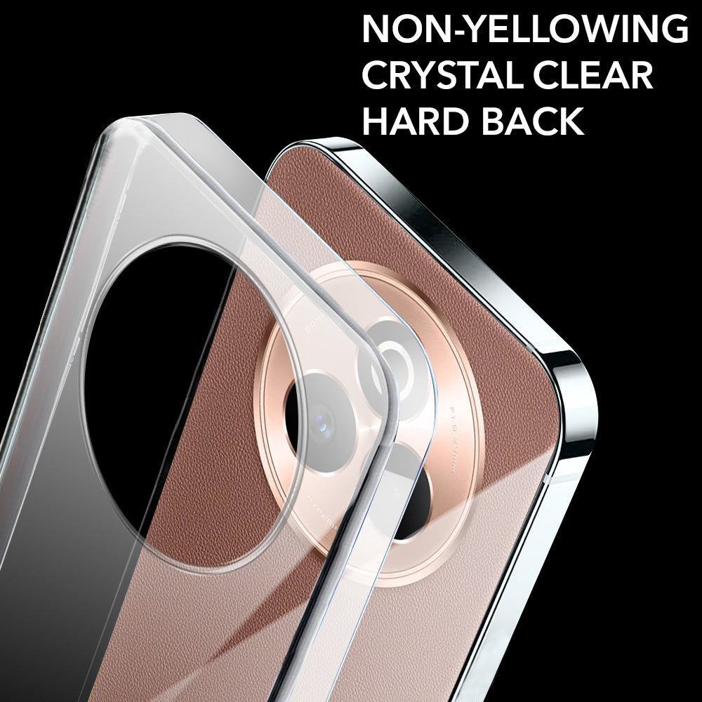 For Realme P3 Pro Lifetime Anti-Yellow Clear Back Cover Case (Sleek Hard Crystal | Shockproof and Camera Protection)