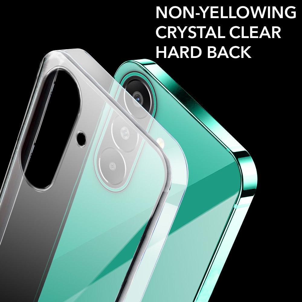 For Samsung Galaxy F70 Pro 5G Back Cover Case Lifetime Anti-Yellow Clear (Sleek Hard Crystal | Shockproof and Camera Protection (Copy)
