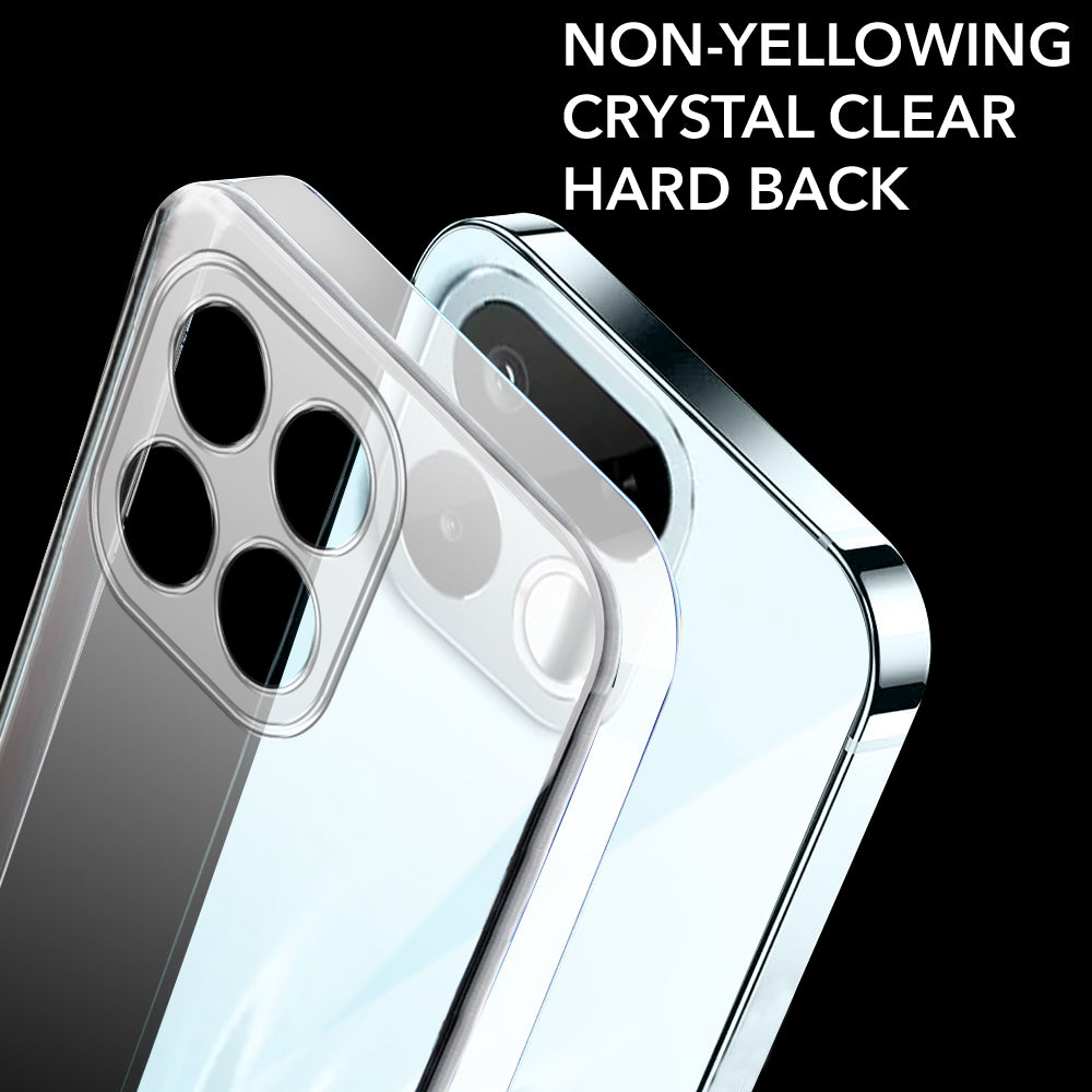 For Realme 16T 5G Back Cover Case Lifetime Anti-Yellow Clear (Sleek Hard Crystal | Shockproof and Camera Protection)