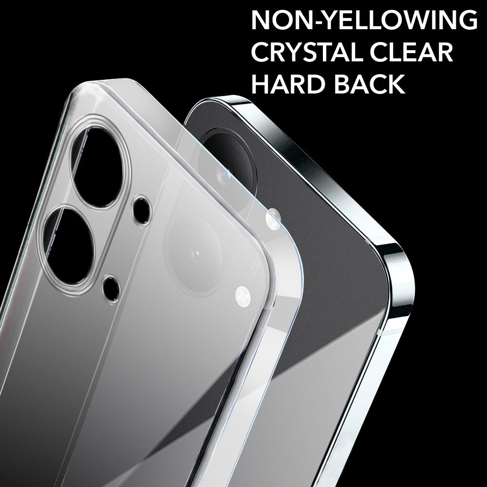 For Poco X8 Pro Max 5G Back Cover Case Lifetime Anti-Yellow Clear (Sleek Hard Crystal | Shockproof and Camera Protection)