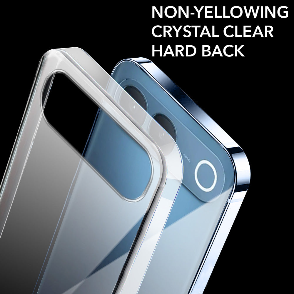 For Vivo S2 5G Back Cover Case Lifetime Anti-Yellow Clear (Sleek Hard Crystal | Shockproof and Camera Protection)