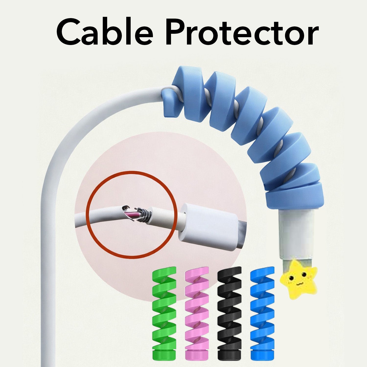 Complete Mobile Care Kit (Get Any 2 Cases+2 Tempered Glass+25W Charger Adapter+Metallic Mobile Stand+Cable Protector)