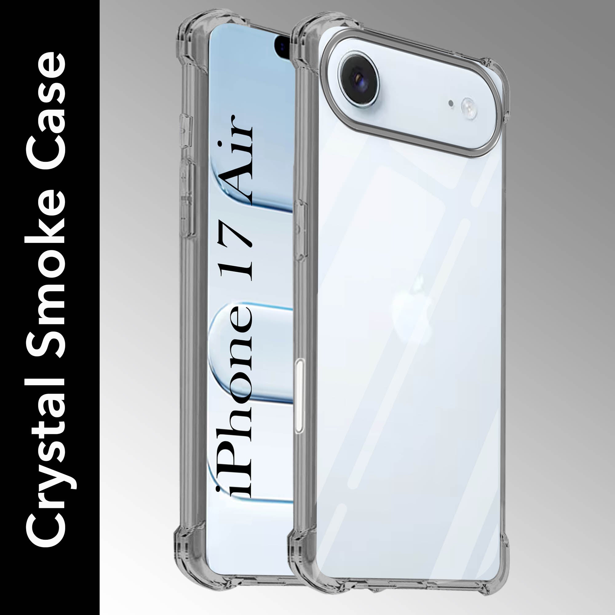 For Apple iPhone 17 Air Back Cover ( Drop & Camera Protection | Hard Polycarbonate)