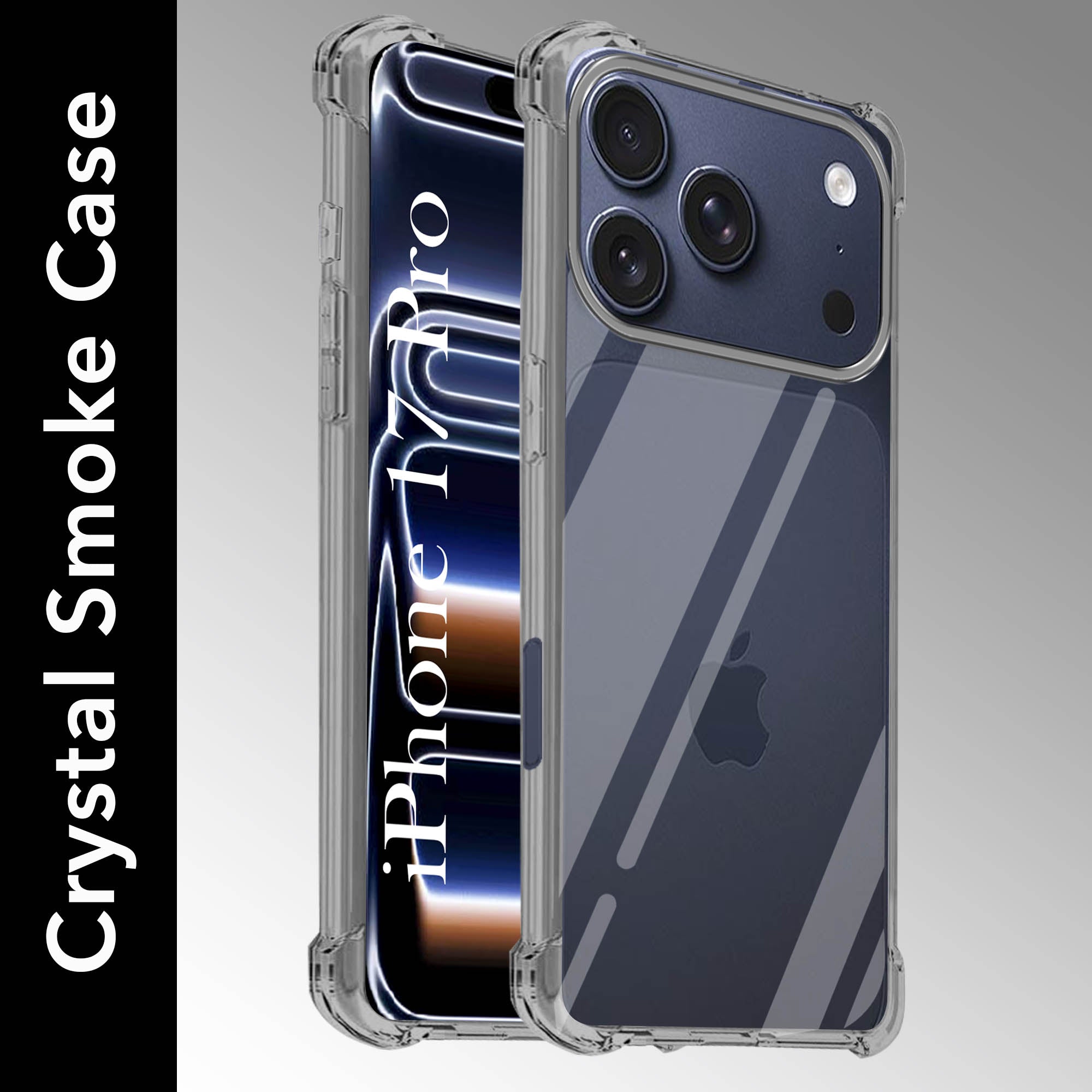 For Apple iPhone 17 Pro Back Cover ( Drop & Camera Protection | Hard Polycarbonate)