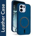 For Oneplus Nord CE 6 Back Cover Case Leather Finish (MagSafe Compatible Wireless Charging | Soft Touch | Camera Bump Protection)