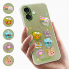 For Apple iPhone 17 Back Cover Case (3D Cute Cartoons | Hard Back Side Soft | Matte Premium Finish | HD Printing)