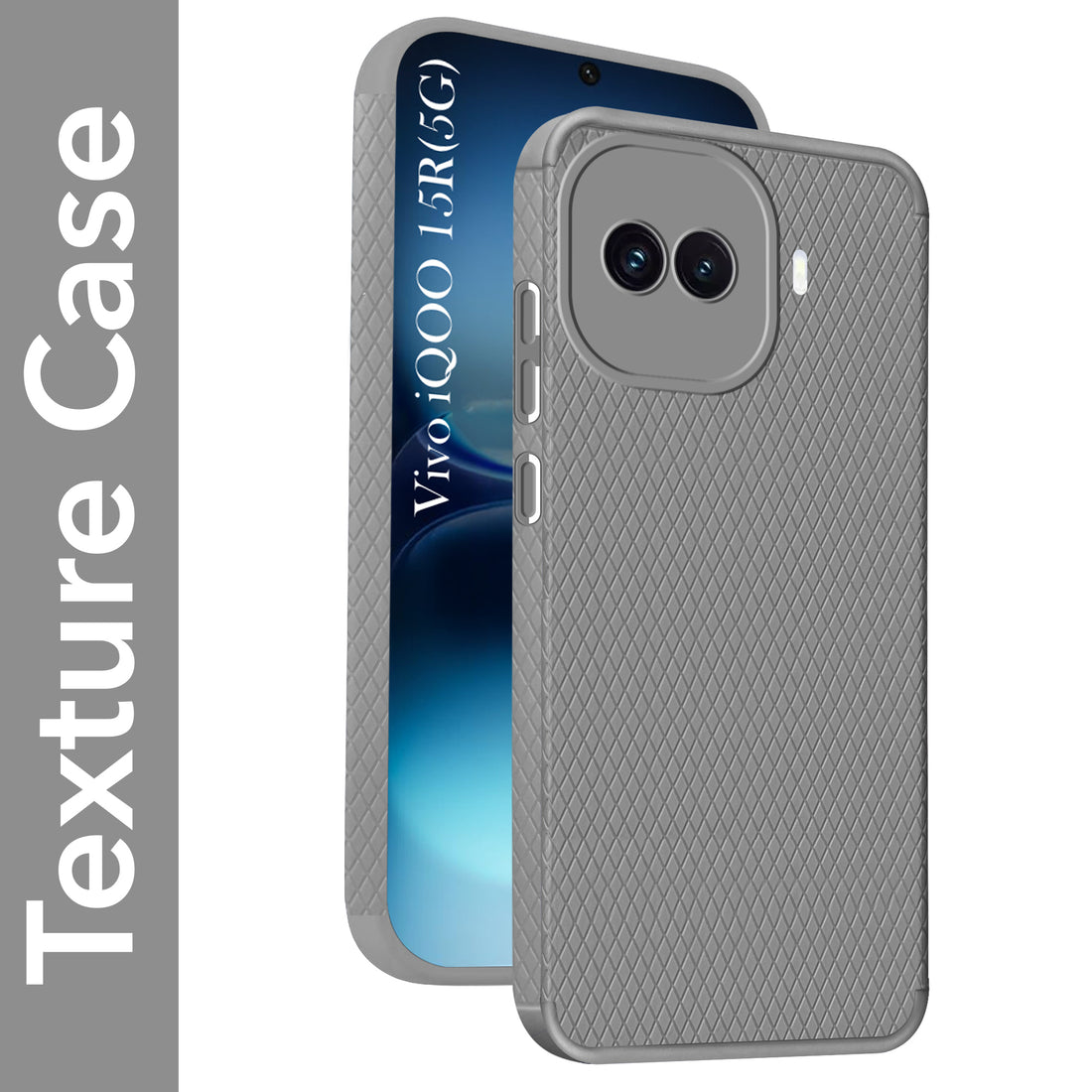 For Vivo iQOO 15R 5G Back Cover Case Liquid Silicone (Camera Protection | Side Grip Texture | Soft and Flexible)