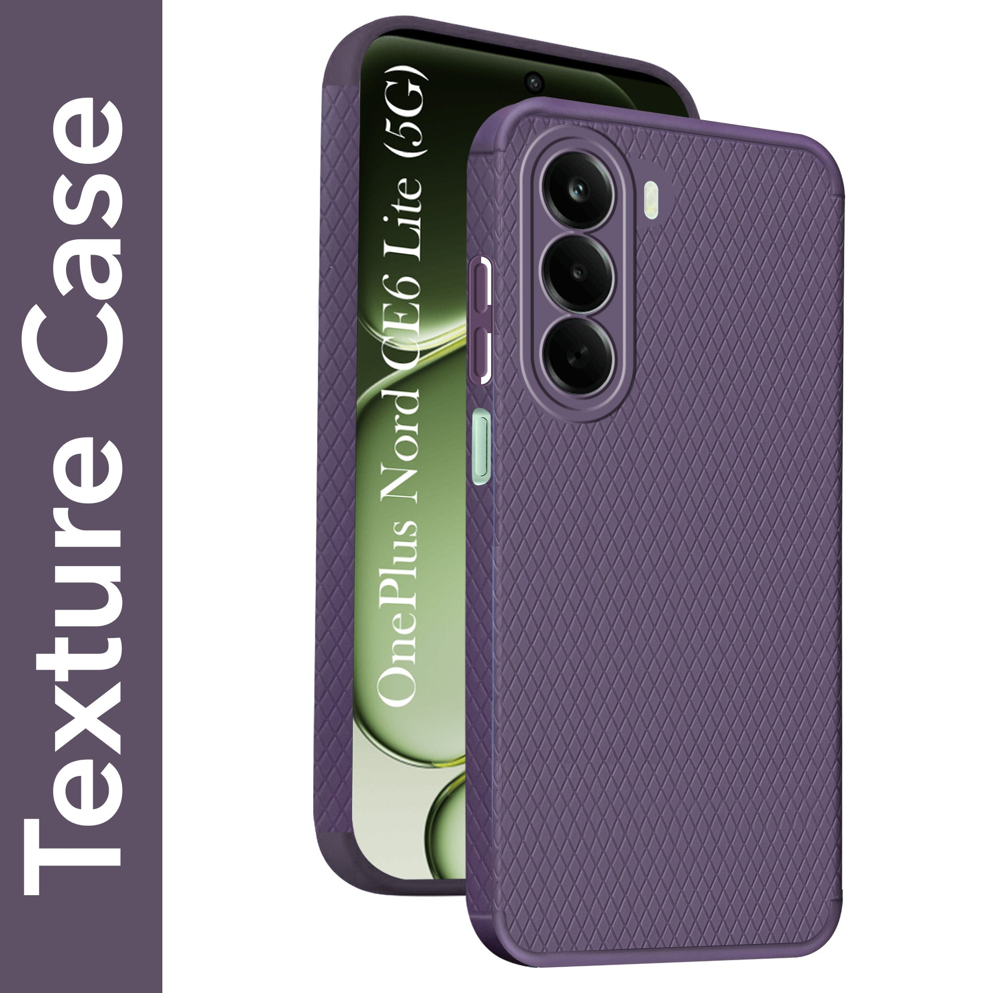 For OnePlus Nord CE 6 Lite Back Cover Case Liquid Silicone (Camera Protection | Side Grip Texture | Soft and Flexible)