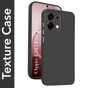 For Oppo F31 5G | Oppo F33 5G Back Cover Case Liquid Silicone (Camera Protection | Side Grip Texture | Soft and Flexible)