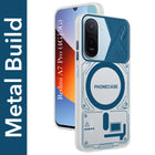 For Redmi A7 Pro 4G|5G Metallic Back Cover Case (Metallic Camera Protection & Buttons | Translucent Milky Shade | Hard Polycarbonate)