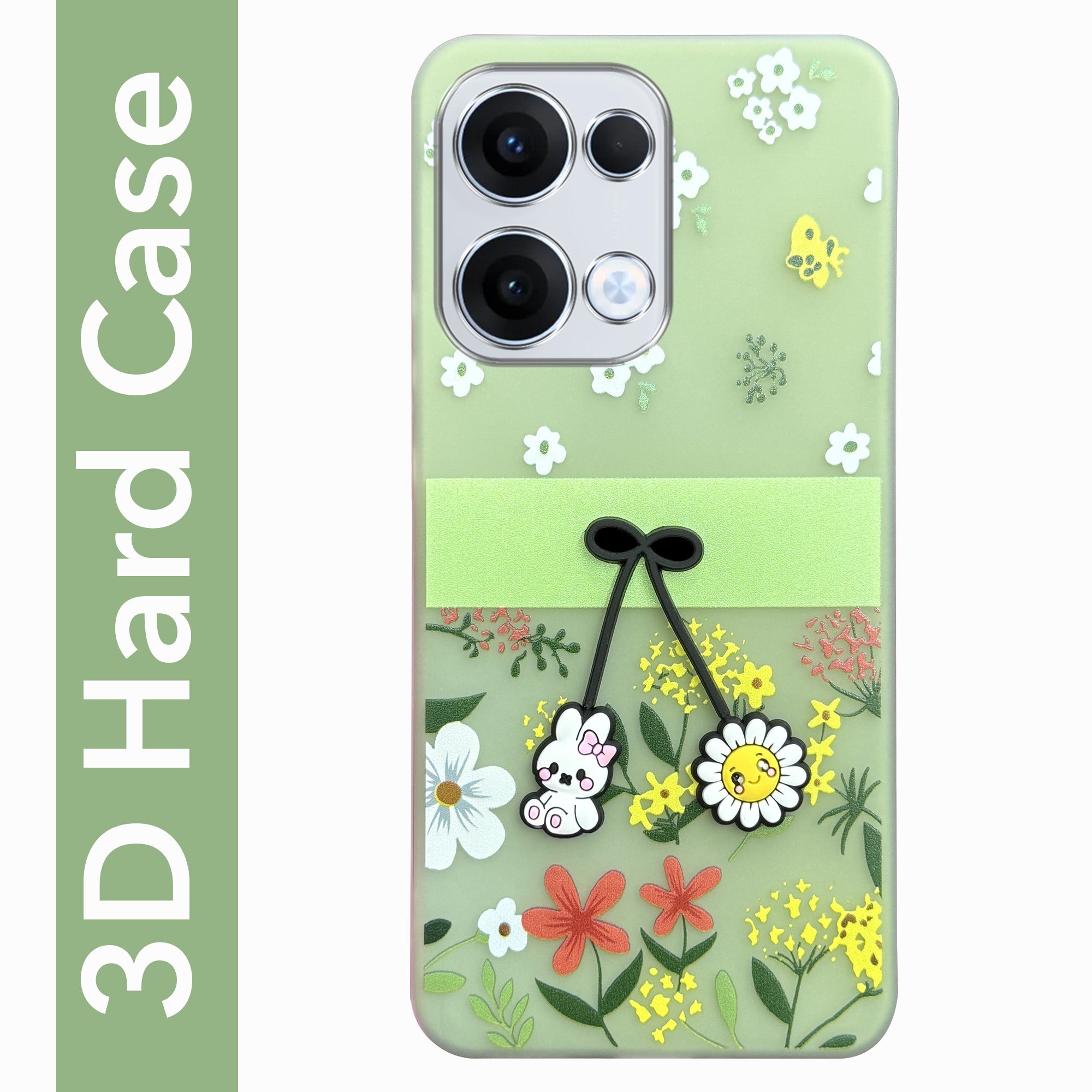 For Oppo Reno13 | Oppo Reno 13 Back Cover Case (3D Cute Cartoons | Hard Back Side Soft | Matte Premium Finish | HD Printing) (Copy) (Copy)