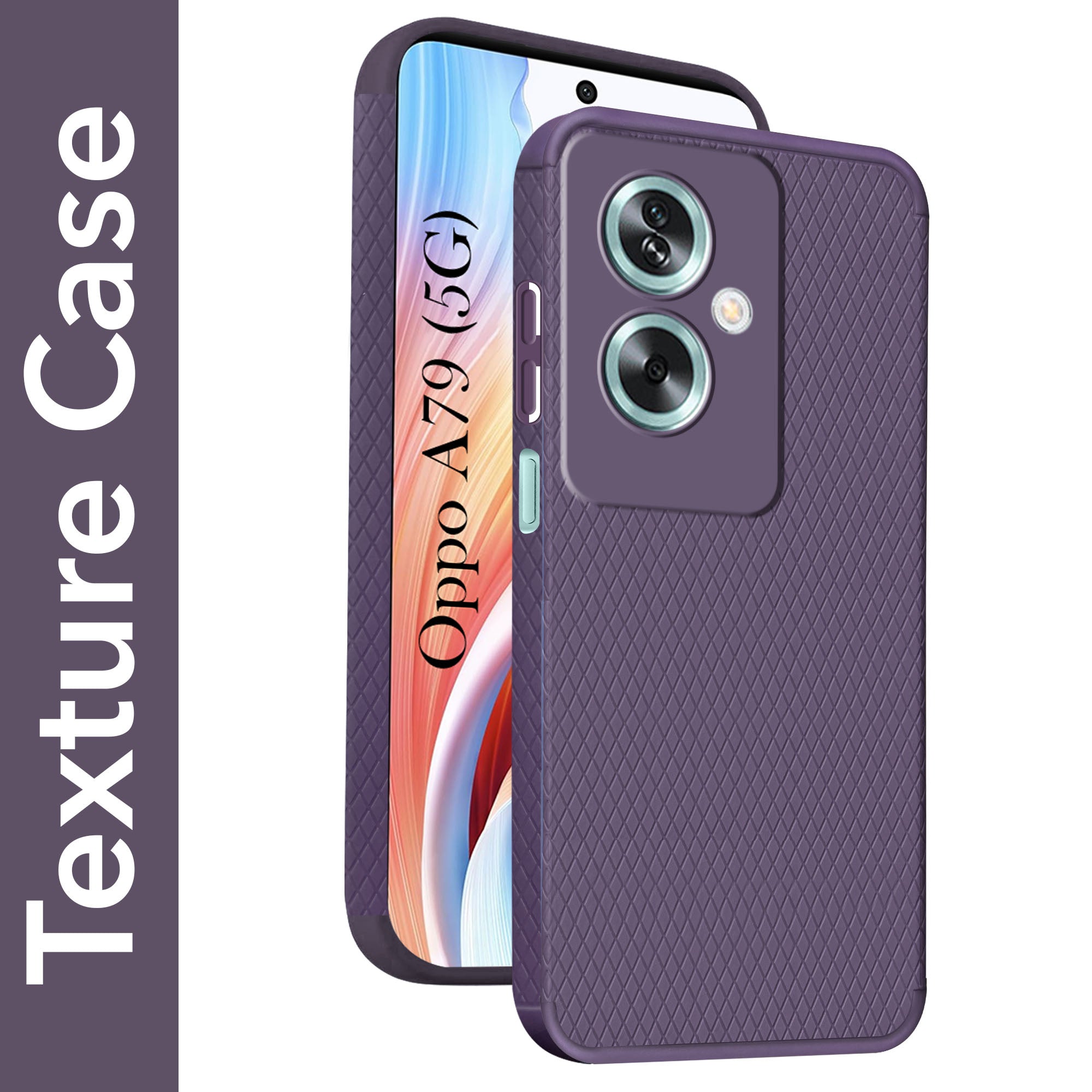 For Oppo A79 5G Back Cover Case (Liquid Silicone | Side Grip | Camera Protection)