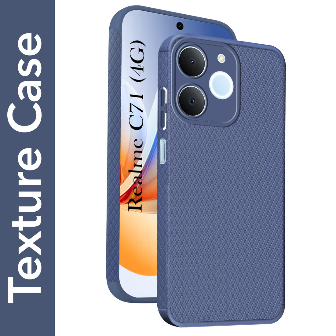 For Realme C71 Back Cover Case Liquid Silicone (Camera Protection | Side Grip Texture | Soft and Flexible)