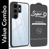 For Samsung Galaxy S26 Ultra Combo with Back Cover and 9H Tempered Glass (Lifetime Anti-Yellow | Crystal Clear Shockproof | Oleophobic Coating Screen Glass)