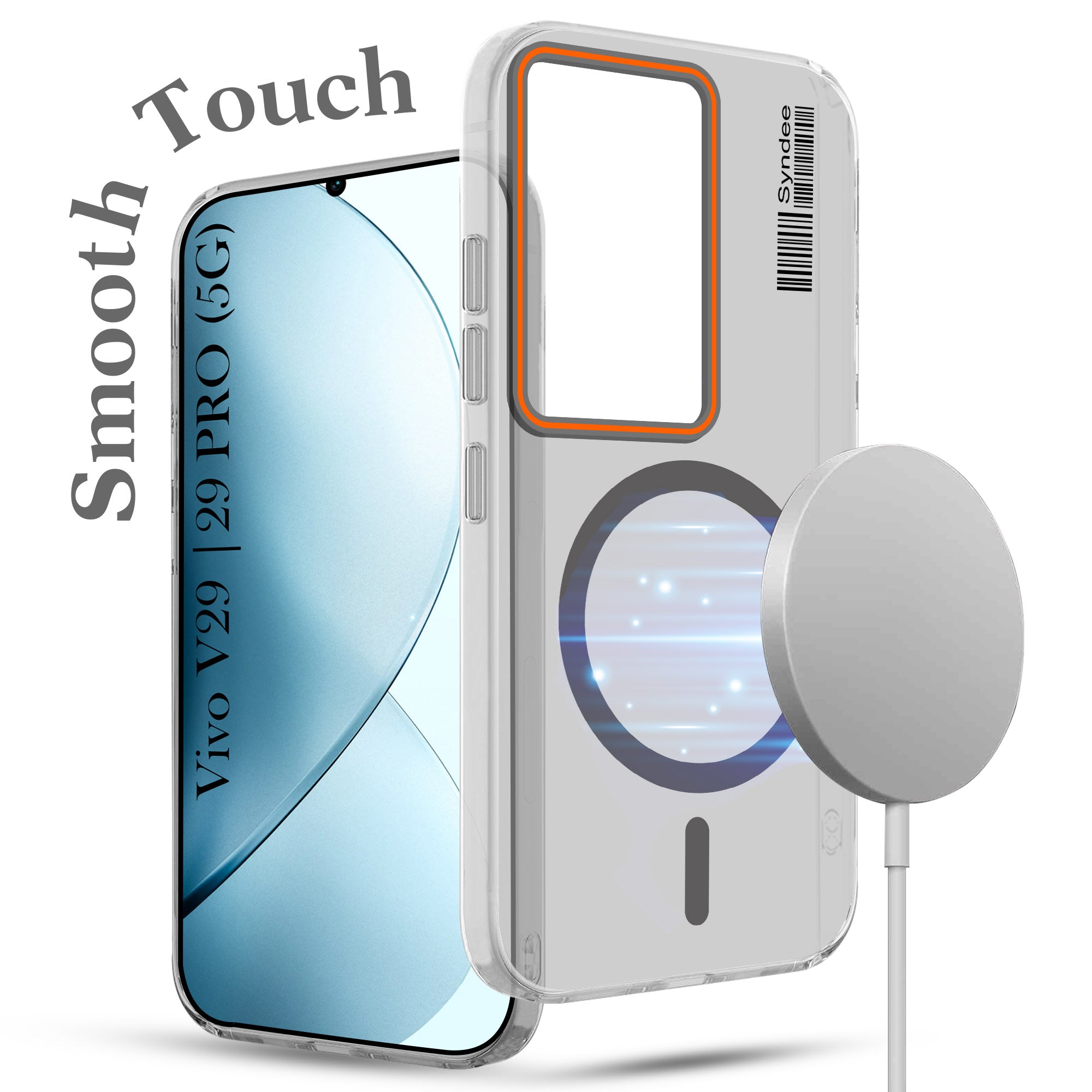 For Vivo V29 | Vivo V29 Pro 5G Back Cover Case (Soft Touch | Camera Bump Protection | MagSafe Compatible | Matte Finish)