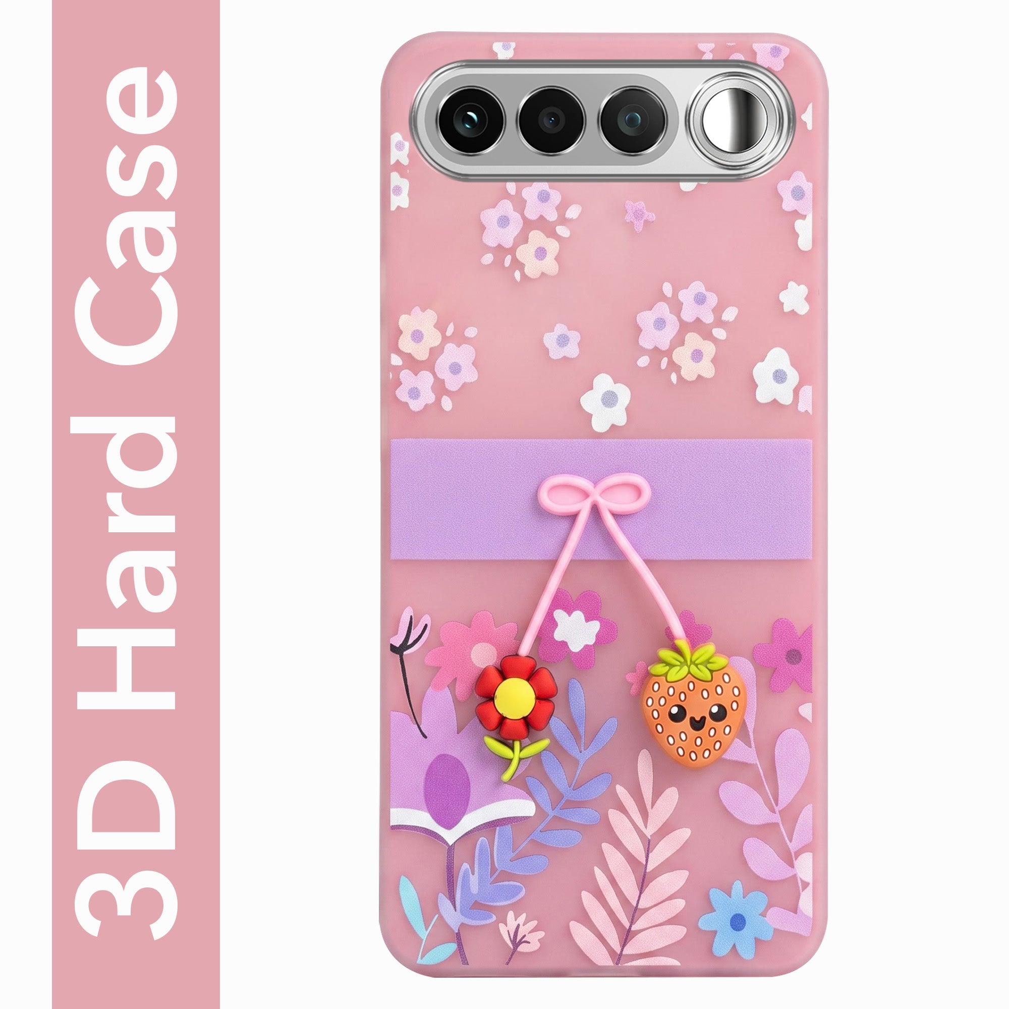 For Realme 16 Back Cover Case (3D Cute Cartoons | Hard Back Side Soft | Matte Premium Finish | HD Printing)
