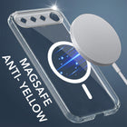 For Realme 16 Back Cover Case Lifetime Anti-Yellow MagSafe Compatible Clear (Sleek Hard Crystal | Shockproof and Camera Protection)