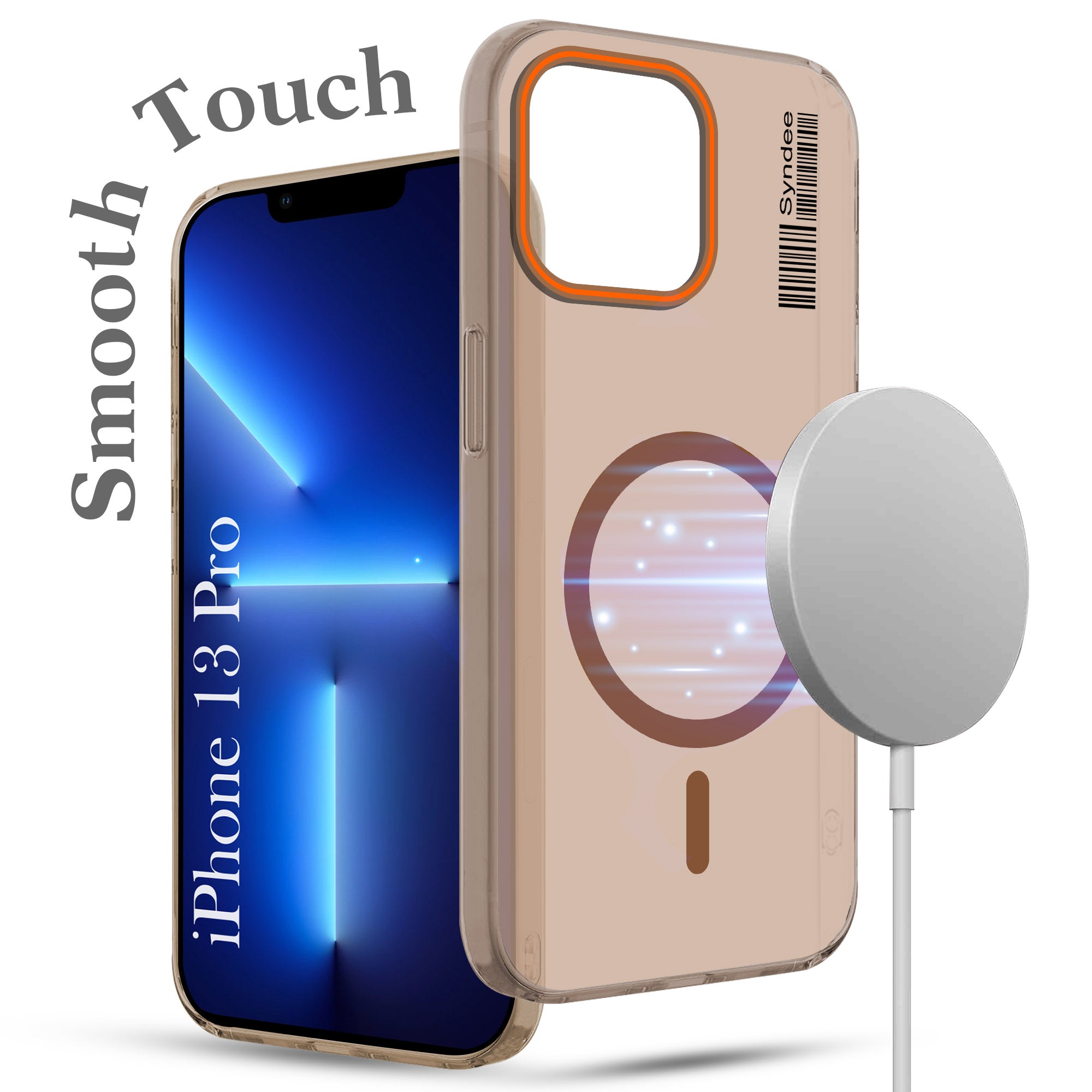 For Apple iPhone 13 Pro Back Cover Case (Soft Touch | Camera Bump Protection | MagSafe Compatible | Matte Finish)