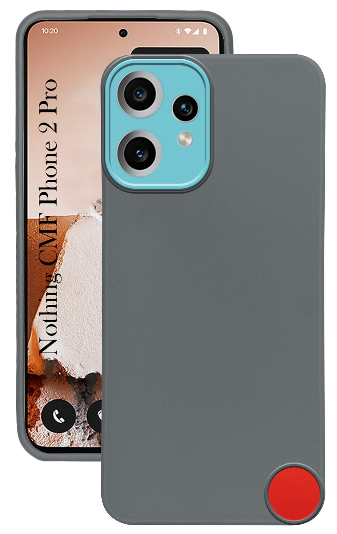 For CMF Phone 2 Pro  Back Cover Case ( Dual Color Matte Finish | Full Camera Protection | Sleek and Professional)