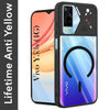 For Vivo Y53s 4G Back Cover Case Lifetime Anti-Yellow Clear (Camera Protection | Side Grip | Wireless MagSafe Compatible)