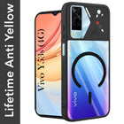 For Vivo Y53s 4G Back Cover Case Lifetime Anti-Yellow Clear (Camera Protection | Side Grip | Wireless MagSafe Compatible)