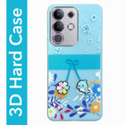 For Vivo iQOO Z10x Back Cover Case (3D Cute Cartoons | Hard Back Side Soft | Matte Premium Finish | HD Printing)
