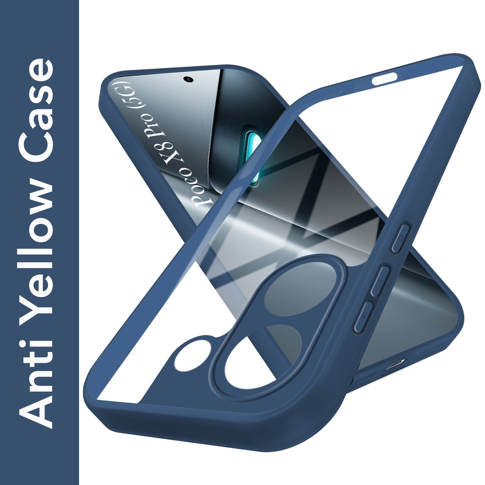 For Poco X8 Pro Back Cover Case Ultra-Hybrid (Lifetime Anti Yellow | Anti Scratch | Crystal Clear Shockproof)