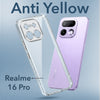 For Realme 16 Pro Back Cover Case Lifetime Anti-Yellow Clear (Sleek Hard Crystal | Shockproof and Camera Protection)