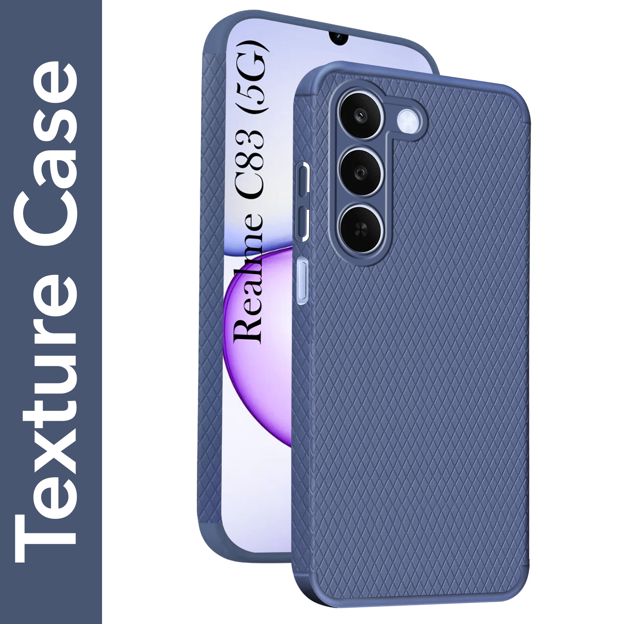 For Realme C83 5G Back Cover Case Liquid Silicone (Camera Protection | Side Grip Texture | Soft and Flexible)