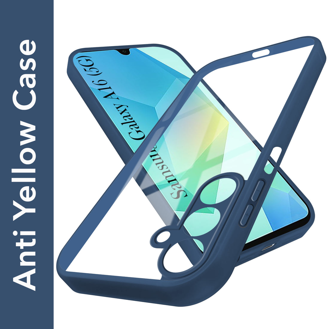For Samsung Galaxy A16 5G Ultra-Hybrid Back Cover Case (Lifetime Anti Yellow | Anti Scratch | Crystal Clear Shockproof)
