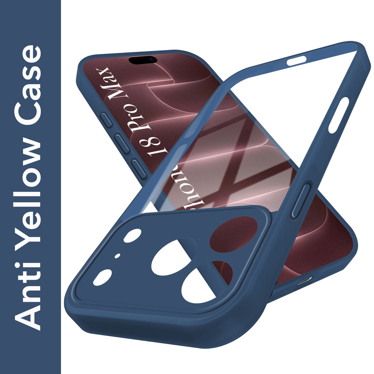 For Apple iPhone 18 Pro Max Back Cover Case Ultra-Hybrid (Lifetime Anti Yellow | Anti Scratch | Crystal Clear Shockproof)